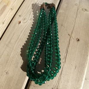 ** REDUCED ** Emerald green antique necklace